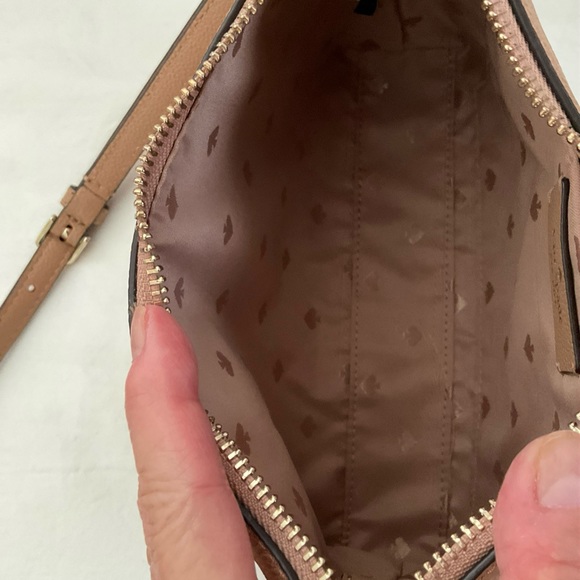 SOLD Authentic Kate Spade Bailey Tan Fawn Crossbody K4651 - Picture 7 of 11